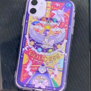 Colorful Goddess Design Phone Case